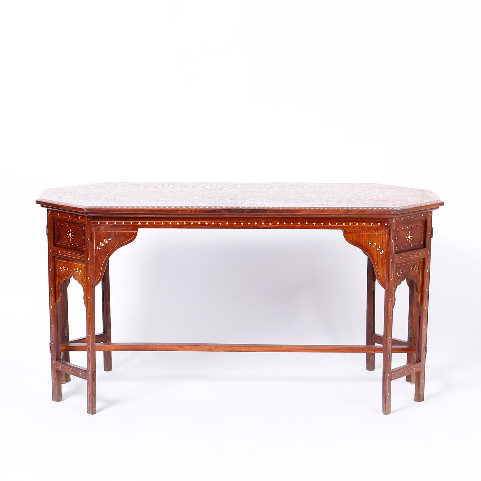 Anglo-Indian Bone Inlaid Anglo Indian Coffee Table