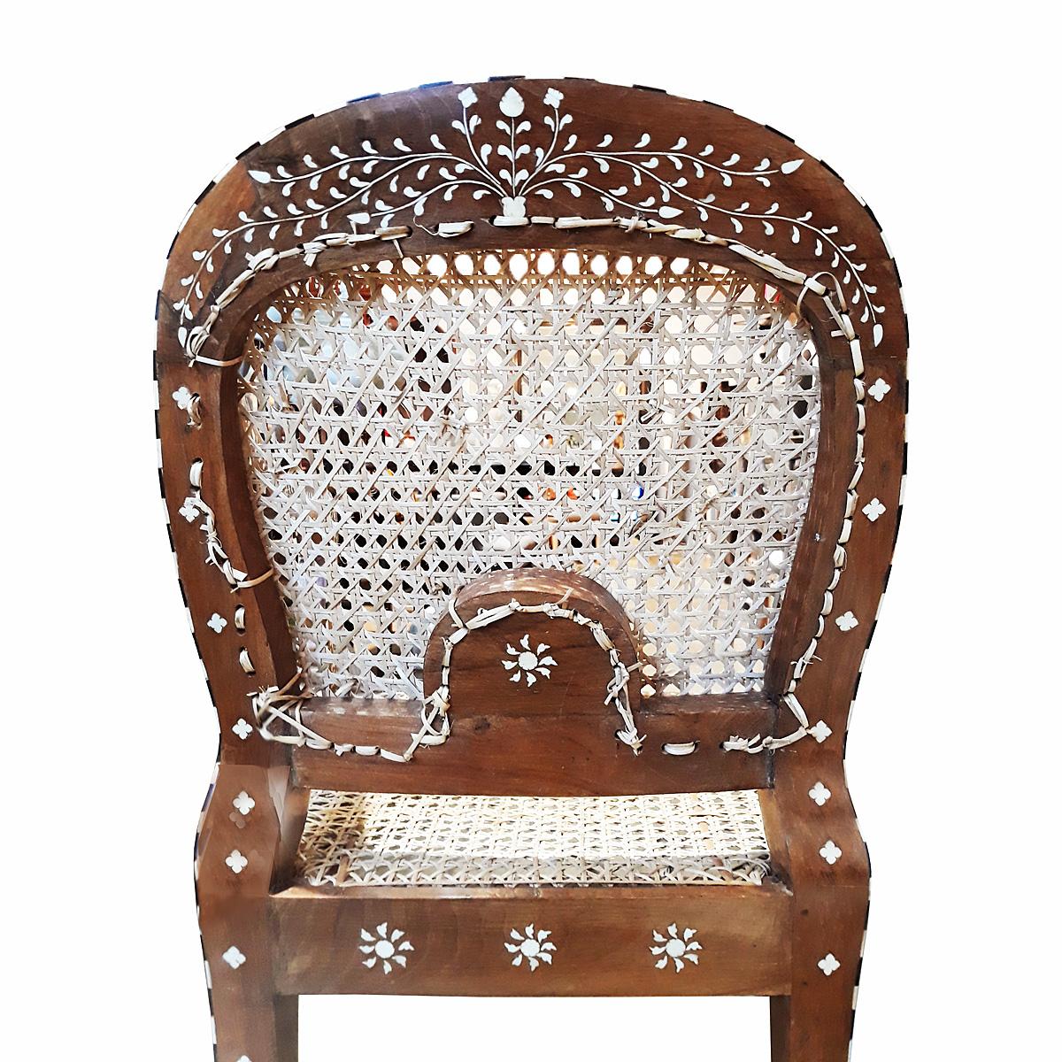 Bone-Inlaid Armchair from India 2