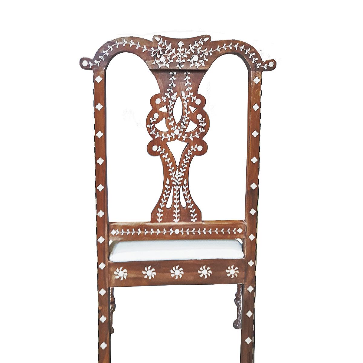 Bone-Inlaid Armchair from India 2