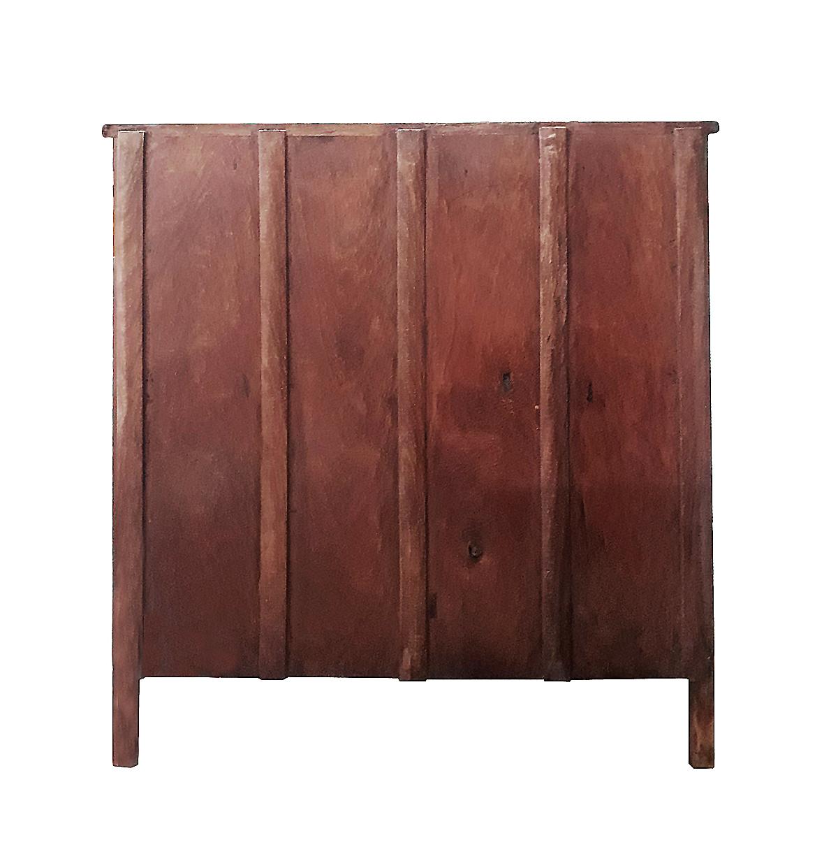 Indian Bone-Inlaid Teak Chest of Drawers from India 