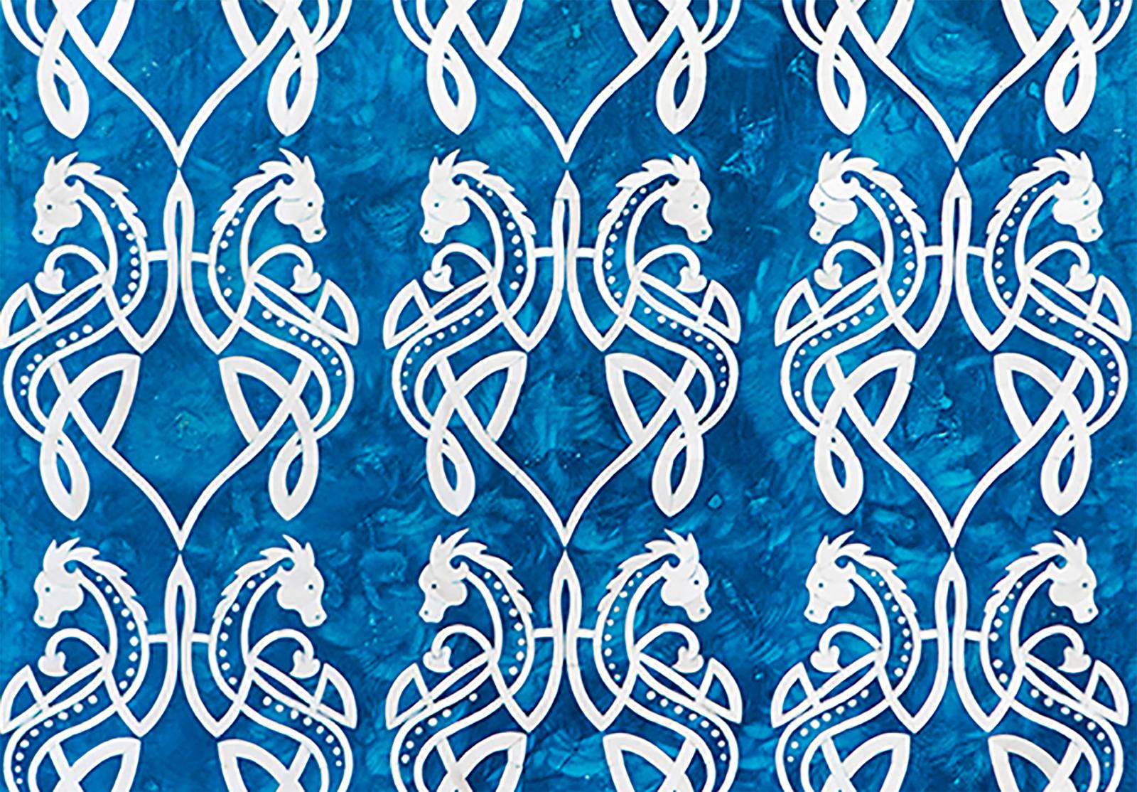 bone inlay wall art