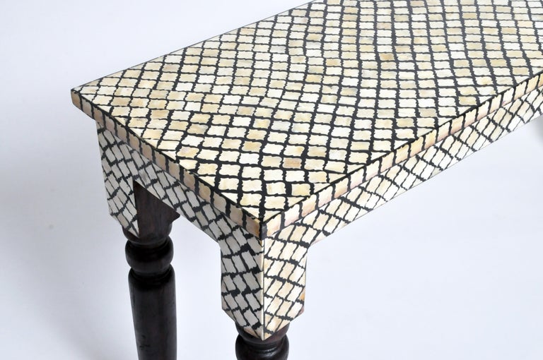 Bone Inlay Console Table at 1stDibs | inlaid console table