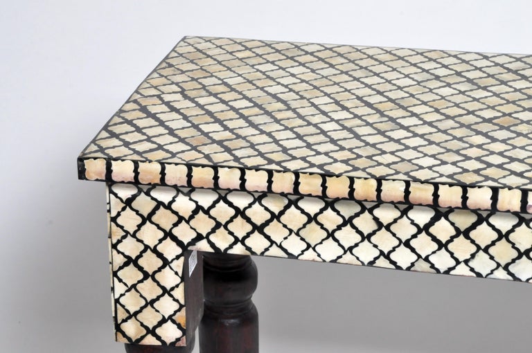 Bone Inlay Console Table at 1stDibs | inlaid console table