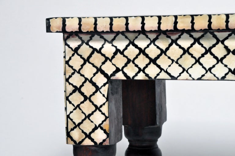 Bone Inlay Console Table at 1stDibs | inlaid console table