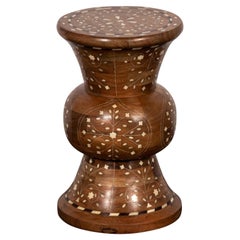 Bone Inlay Garden Seat