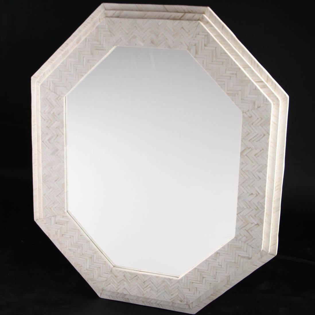 Européen Miroir mural en marqueterie d'os en vente