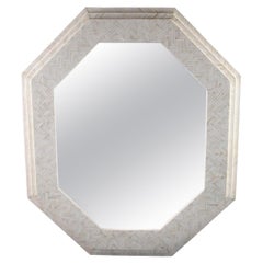 Bone Marquetry Wall Mirror