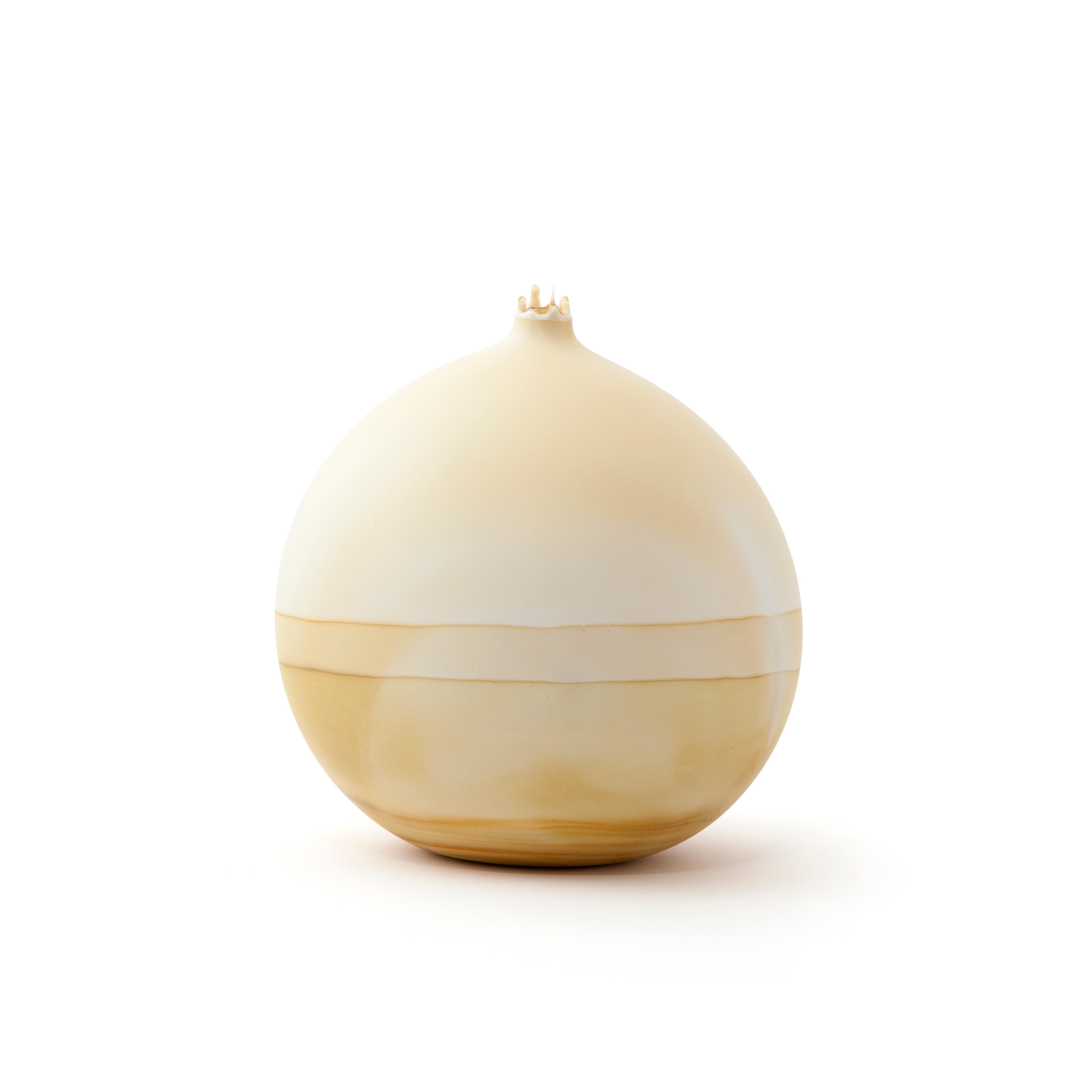 Bone Ombre saturn vase by Elyse Graham
Dimensions: W 20 x D 20 x H 23 cm
Materials: Plaster, Resin
MOLDED, DYED, AND FINISHED BY HAND IN LA. CUSTOMIZATION
AVAILABLE.
ALL PIECES ARE MADE TO ORDER

This collection of vessels is inspired by