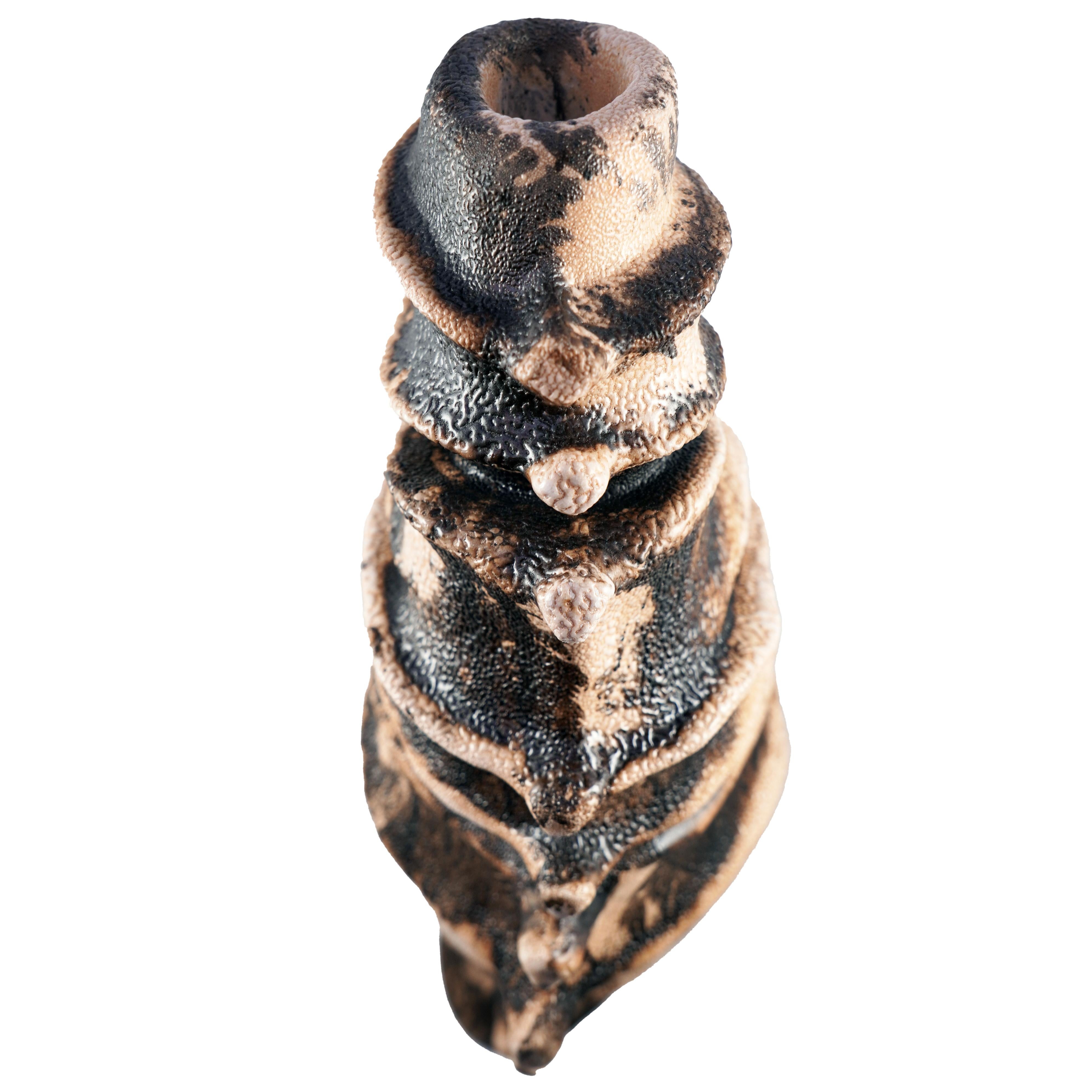 Série Bone n°3, collection Bones, sculpture en céramique raku d'Adil Ghani Neuf - En vente à Petaling Jaya, MY