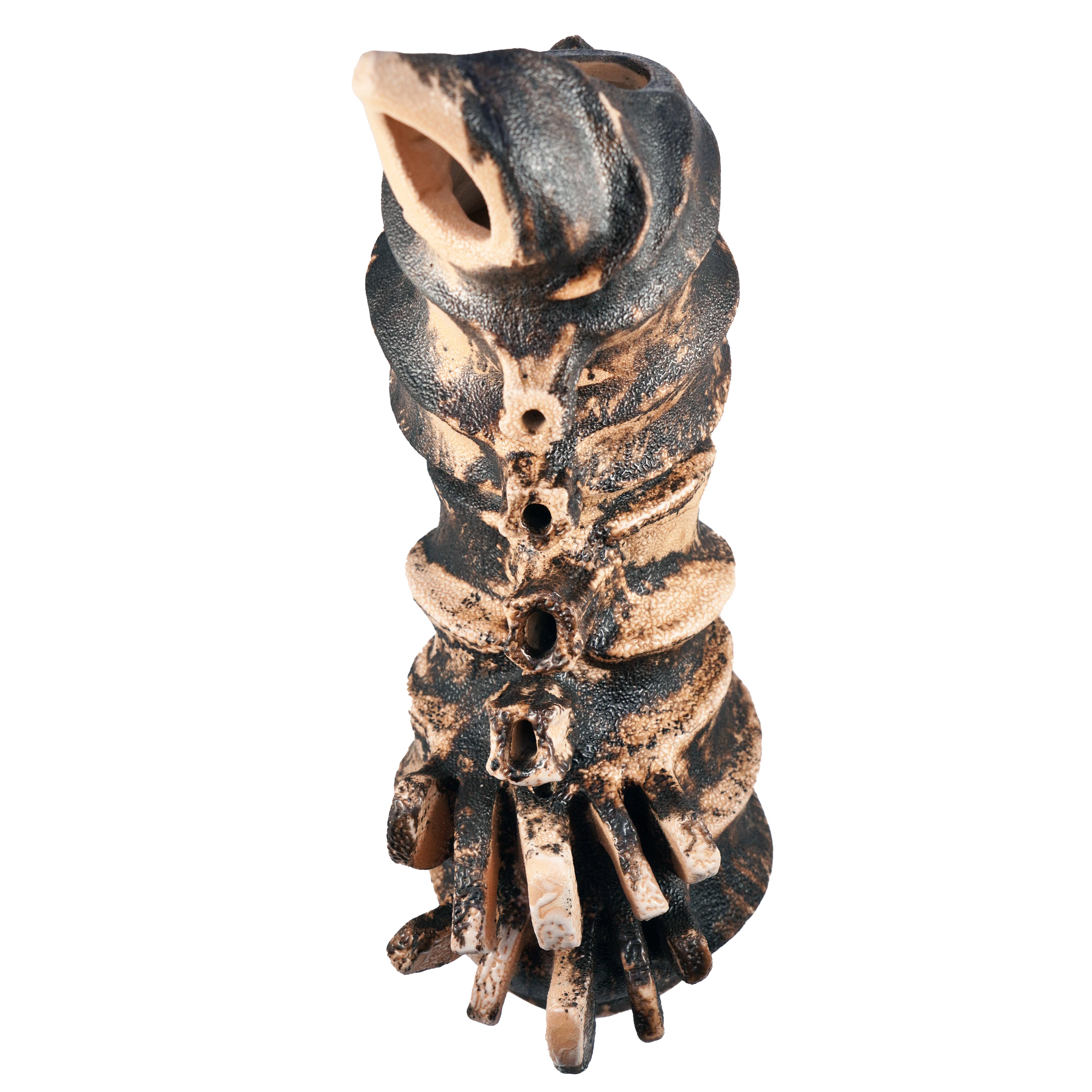 Série Bone n°4, collection Bones, sculpture en céramique raku d'Adil Ghani Neuf - En vente à Petaling Jaya, MY