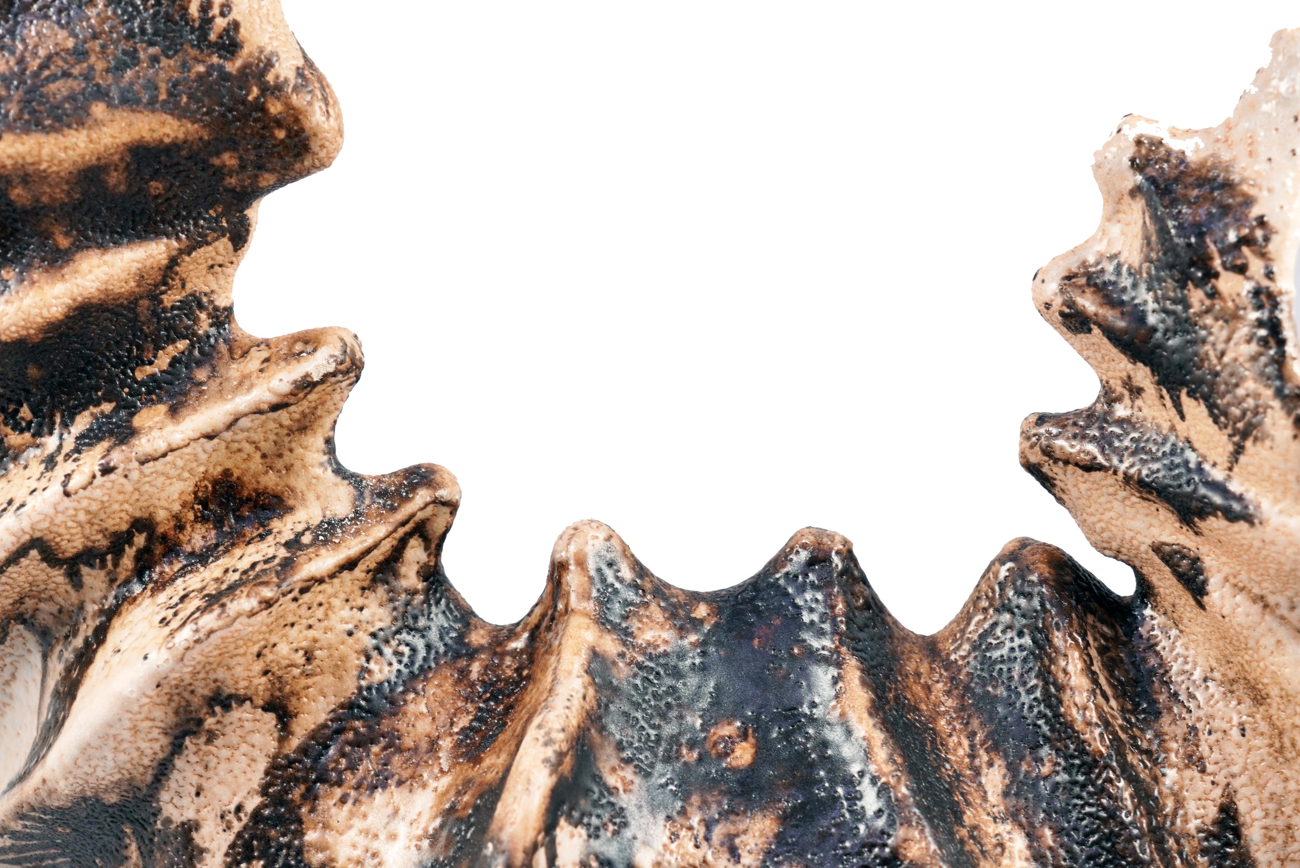 Céramique Série Bone n°5, collection Bones, sculpture en céramique raku d'Adil Ghani en vente