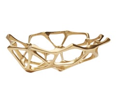 Bone Small Bowl in Brass by Tom Dixon