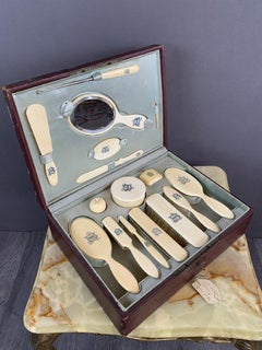 Bone Toiletry Box, 19th Century