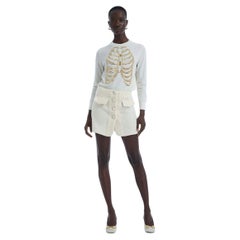 Bones Cashmere Handmade with gold sequins Jumper Sweater