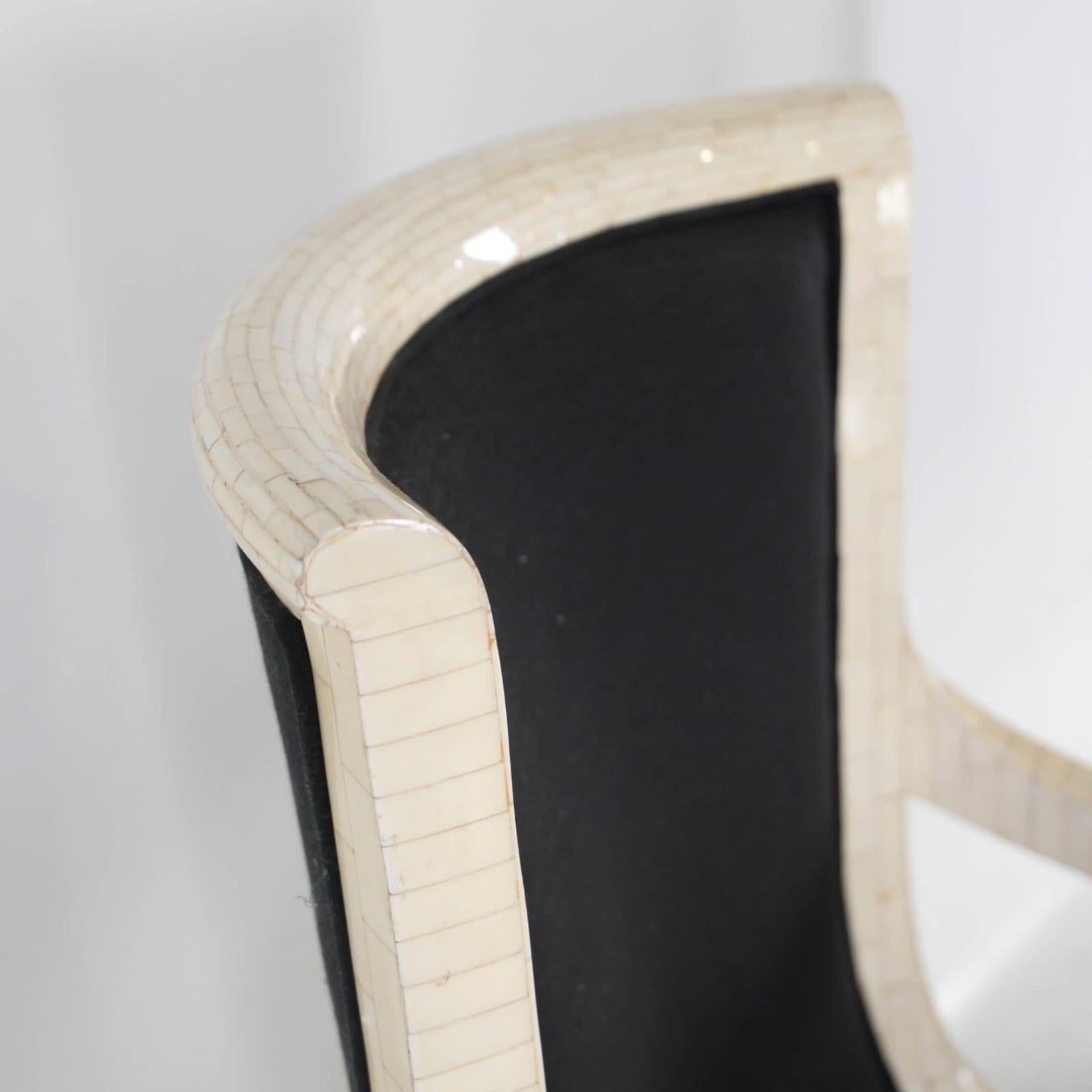 Par de sillones con incrustaciones de huesos en Bueno estado para la venta en Isle Sur Sorgue, FR