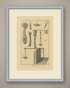 Bones Under Weights, Diderot Chirurgie Supplement Plate 8, circa 1778