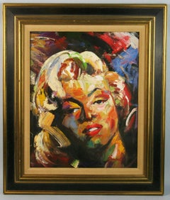 Marilyn Monroe Oil painting by Bongatti