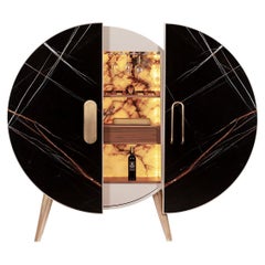 Bongo Bar Cabinet, Manual Doors, Handmade in Portugal by Greenapple