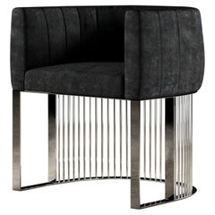 Bonheur Chair Black Leather