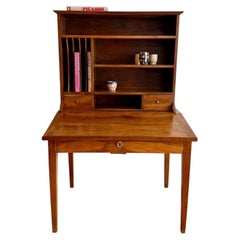 "Bonheur de jour" desk 19th century Directoire style, solid walnut
