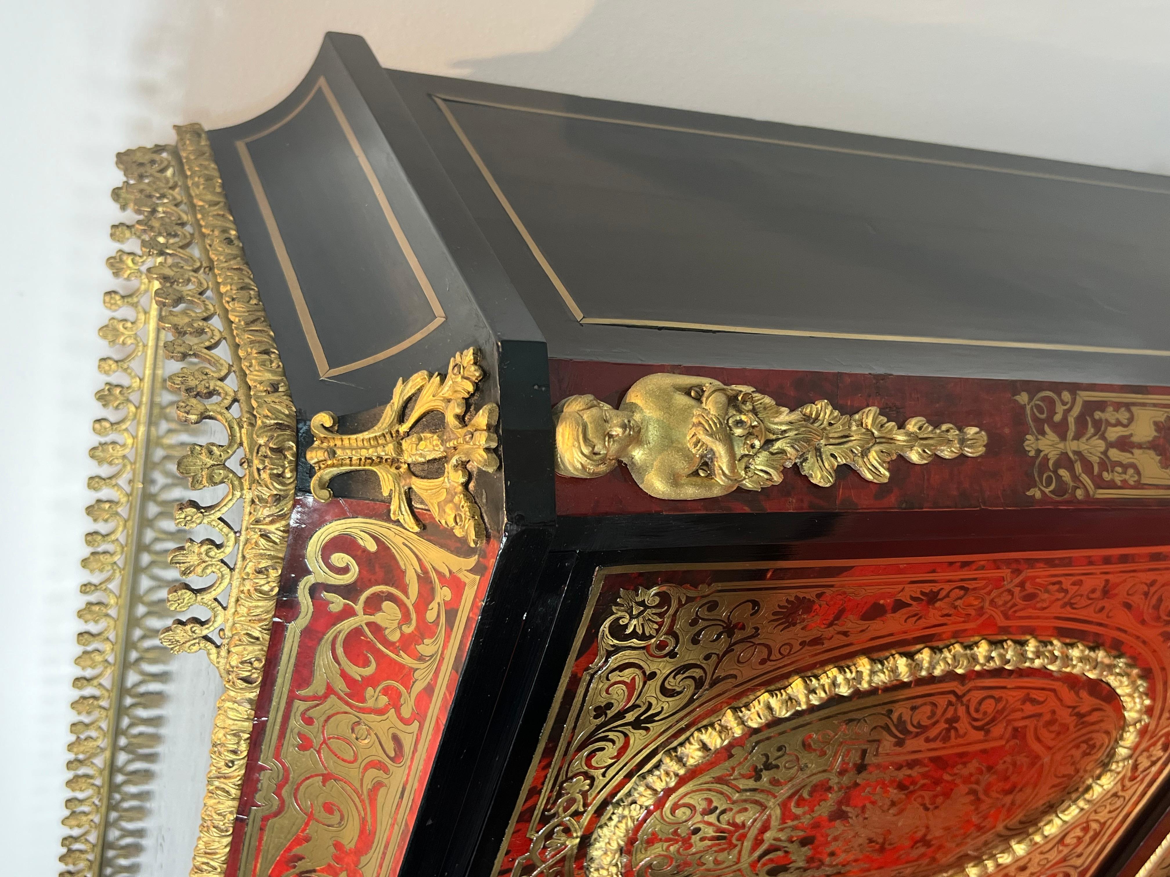 Bonheur du Jour, litterally „Happiness of the Day“-Schreibtisch in Boulle-Intarsienarbeit im Angebot 5