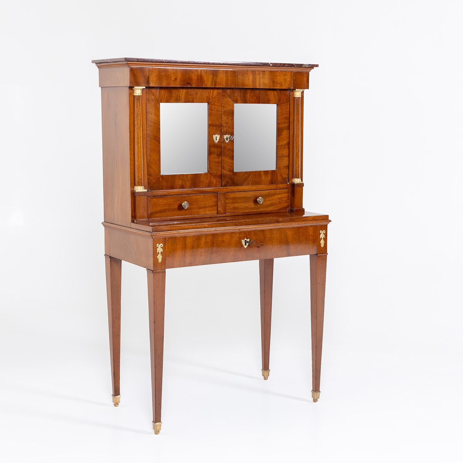 Secretaire Bonheur du Jour in stile Lous-Seize, fine XIX secolo In condizioni buone in vendita a Greding, DE