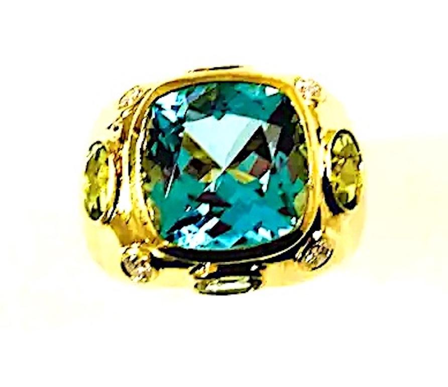 blue peridot stone