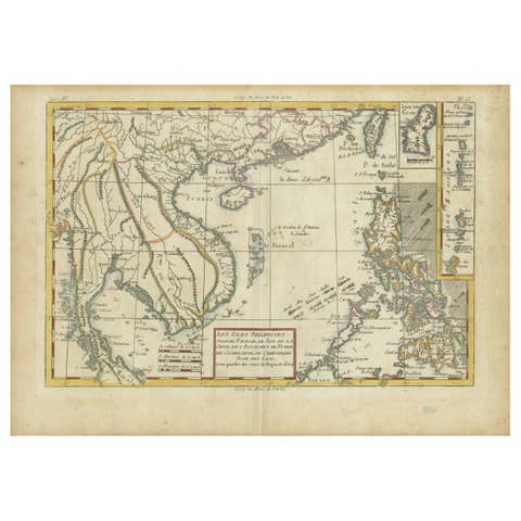 Bonne Map of Philippines, Formosa, Siam, Indochina & South China, 1780