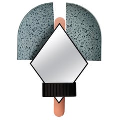 Bonnet Mirror in Light Blue