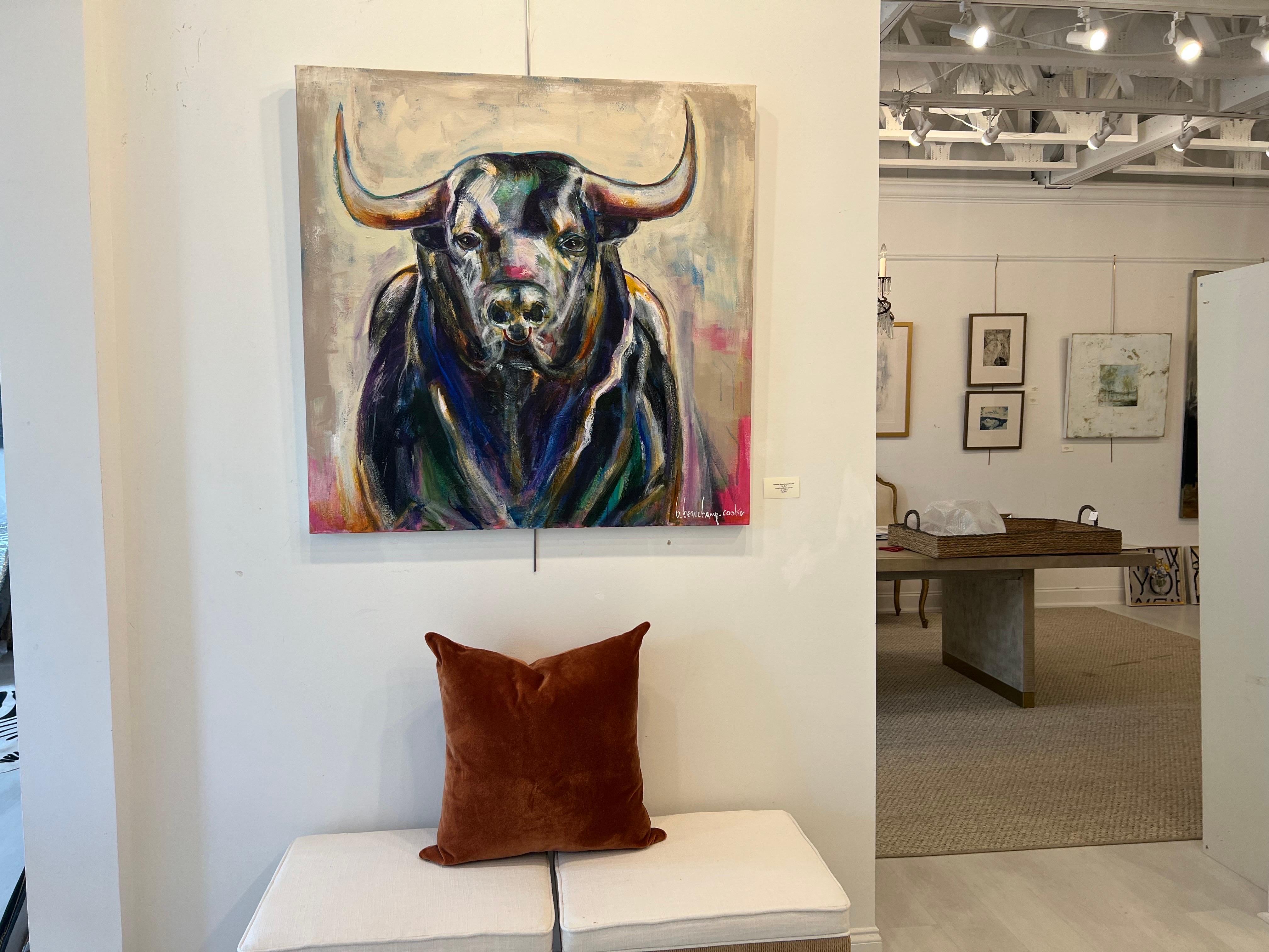 Bonnie Beauchamp-Cooke - No Bull by Bonnie B. Cooke Contemporary Oil on ...