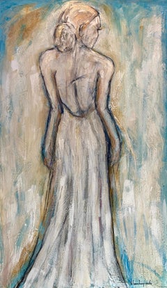 Shining Light by Bonnie B. Cooke, Contemporary Oil on Canvas Figure Painting