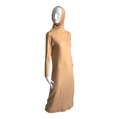 Bonnie Cashin Cashmere Dress with Funnel Neck Rare Vintage 70s M