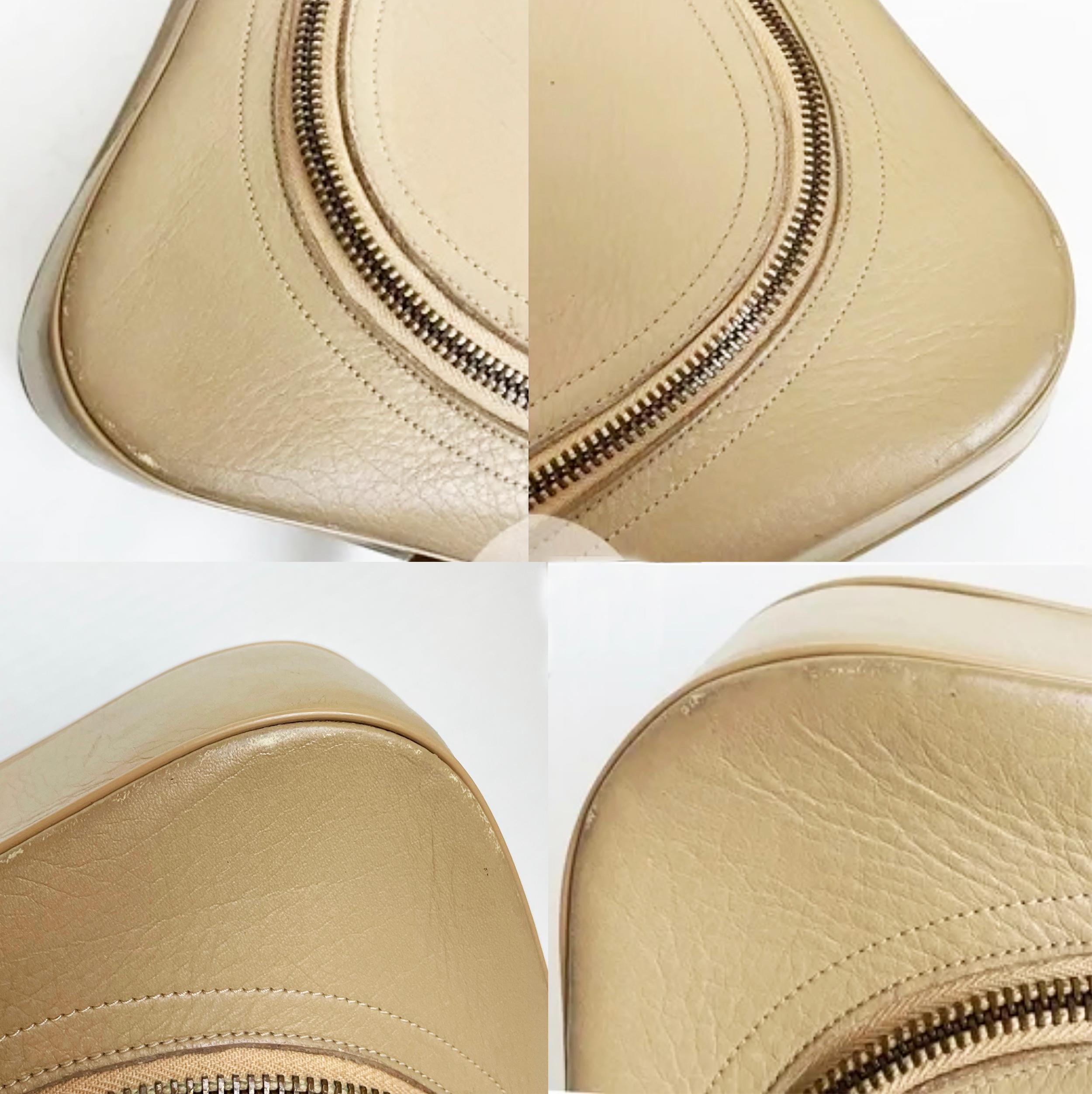 Bonnie Cashin for Coach Attache Bag Cashin Carry Tan Leather Rare Vintage 60s For Sale 8