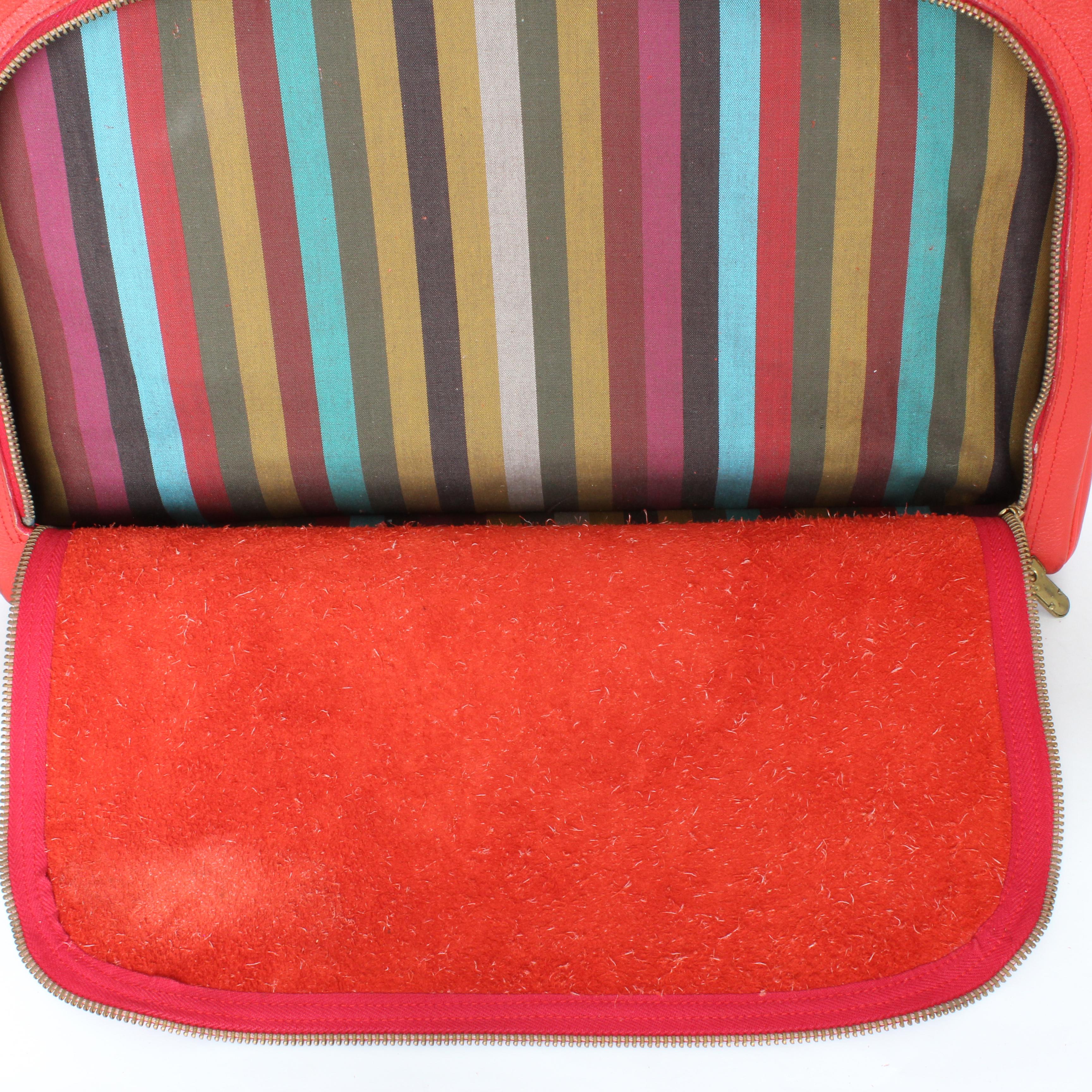 Bonnie Cashin for Coach Attache Bag Red Leather Briefcase Cashin Carry 60s  3