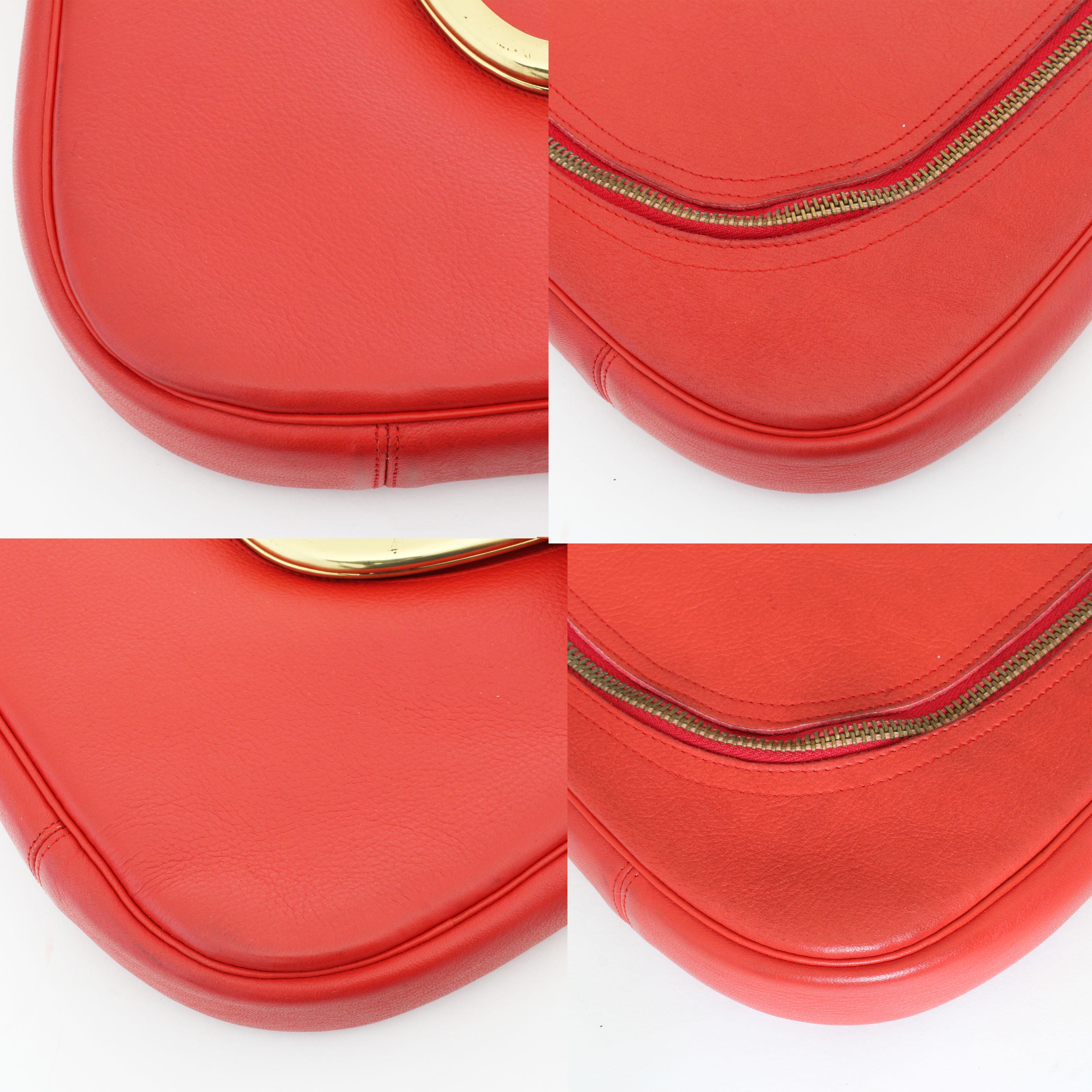 Bonnie Cashin for Coach Attache Bag Red Leather Briefcase Cashin Carry 60s  For Sale 10