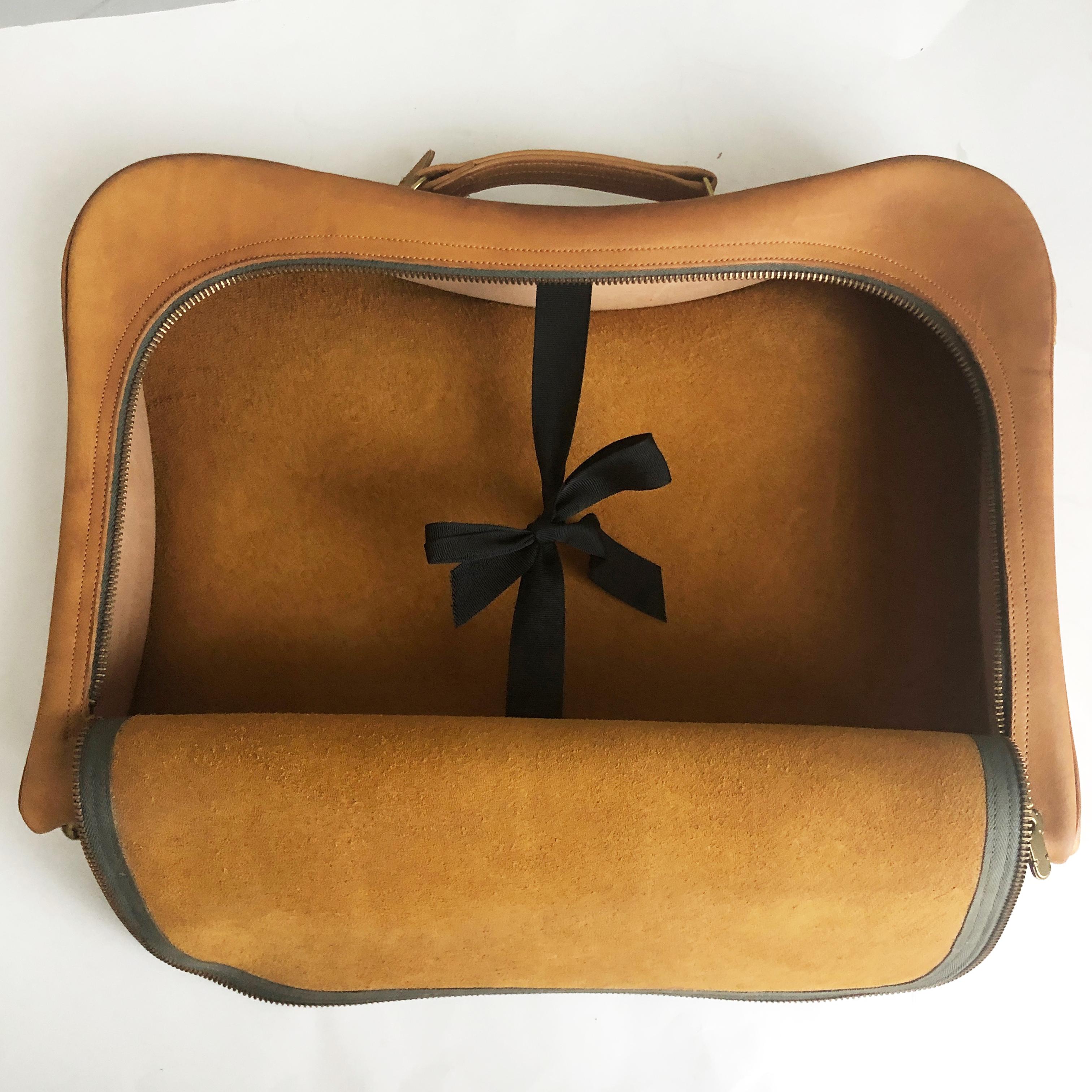 Women's or Men's Bonnie Cashin for Coach Diplomat Attache Briefcase with Rare Baseball Tag 1960s