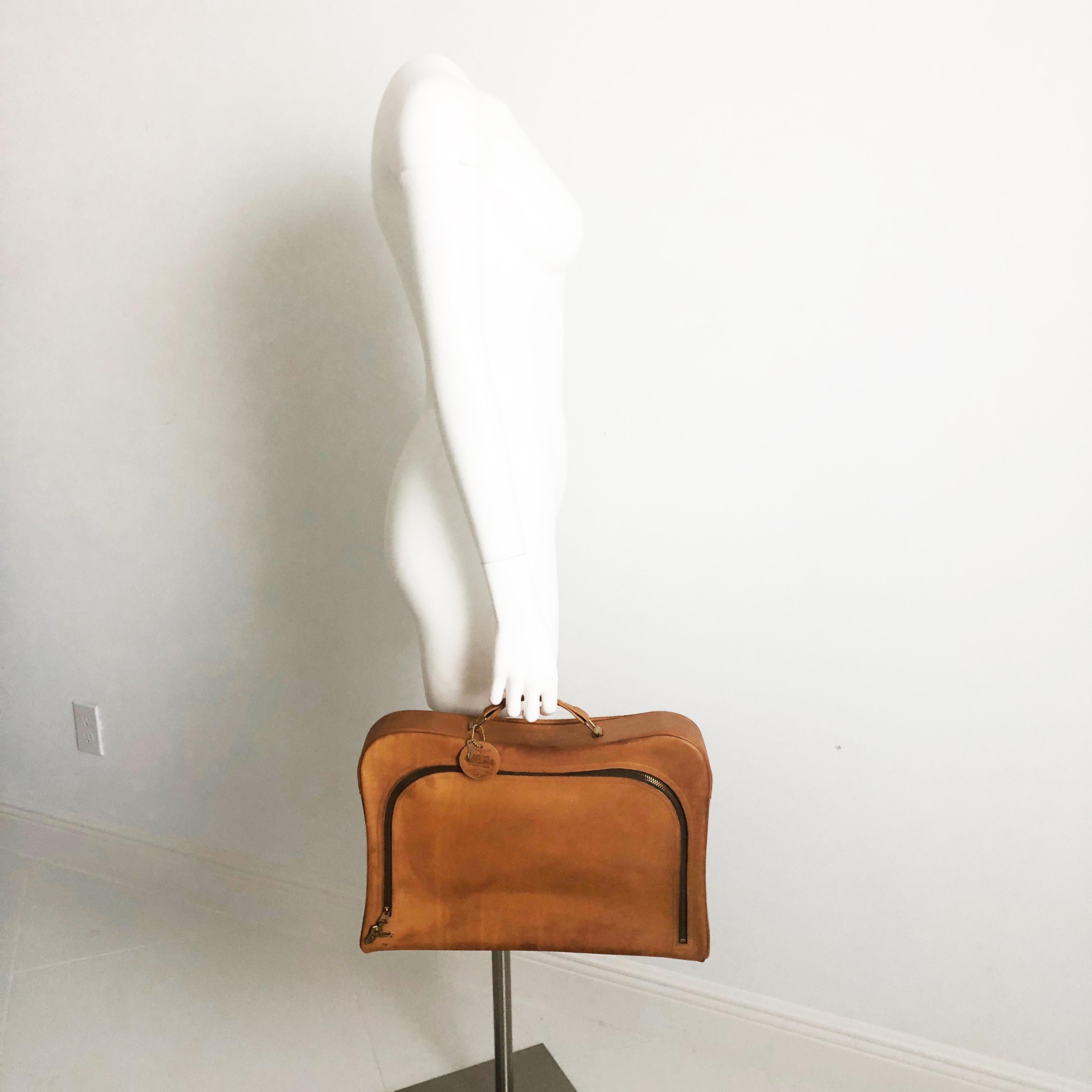 Bonnie Cashin for Coach Diplomat Attache Briefcase with Rare Baseball Tag 1960s 1