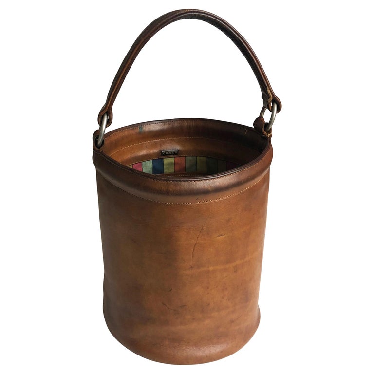 Bonnie Cashin For Coach Feed Bag Bucket Tote Vintage Metal Tag Pre