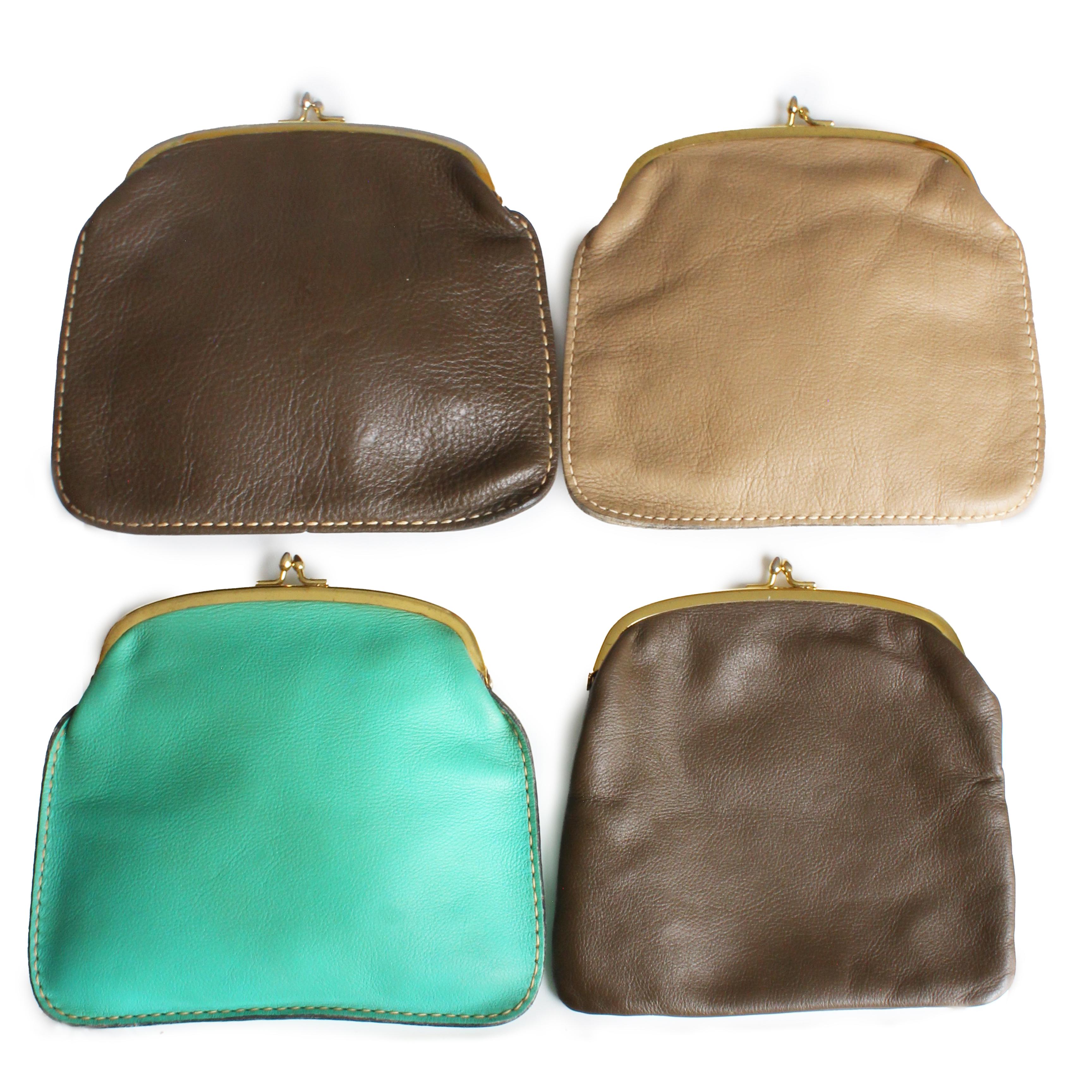 Bonnie Cashin for Coach Foldover Purse Clutch Bag Cashin Carry 60s Tan Leather  For Sale 7