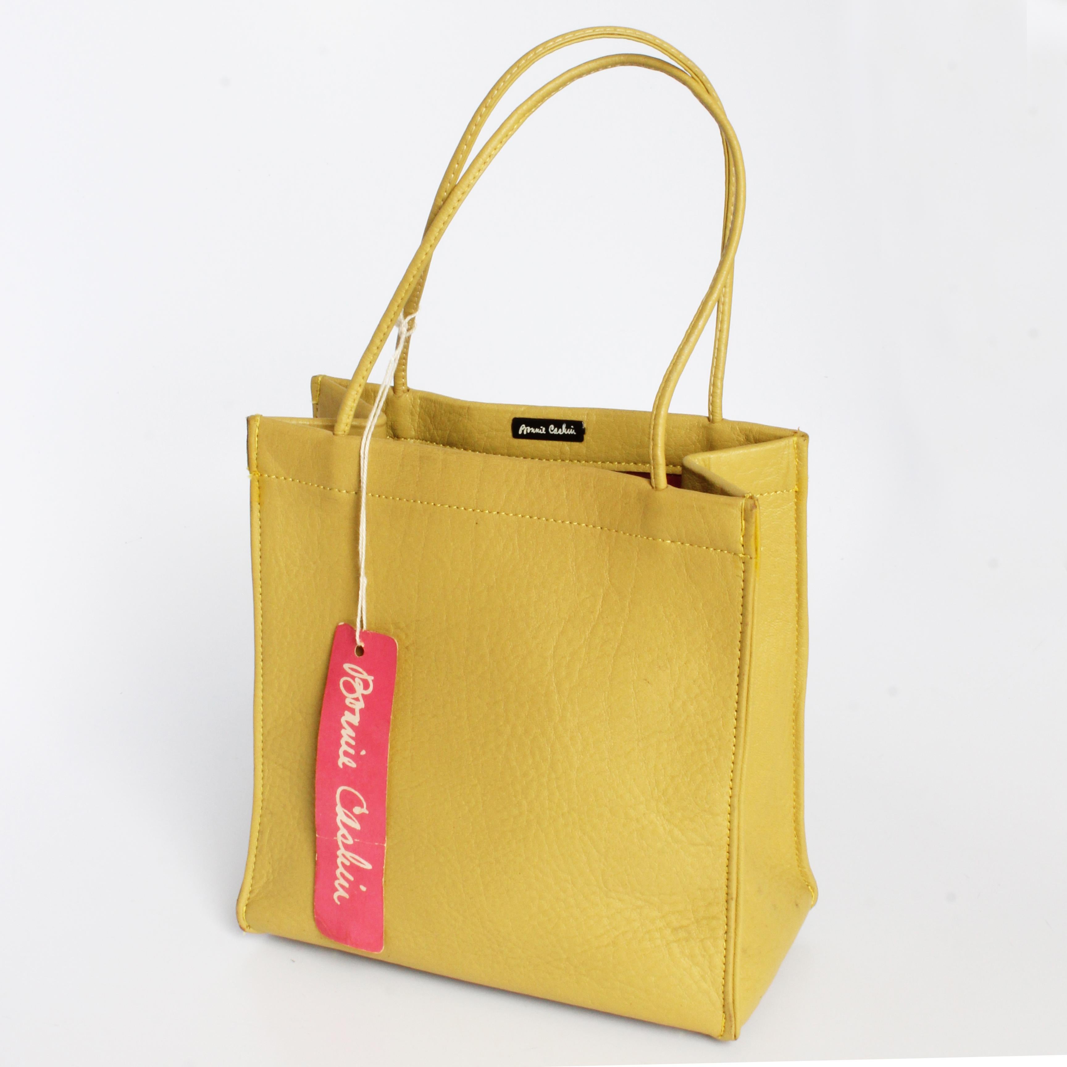 Bonnie Cashin for Coach Mini Tote Bag Mimosa Leather 1960s Vintage Rare In Good Condition For Sale In Port Saint Lucie, FL