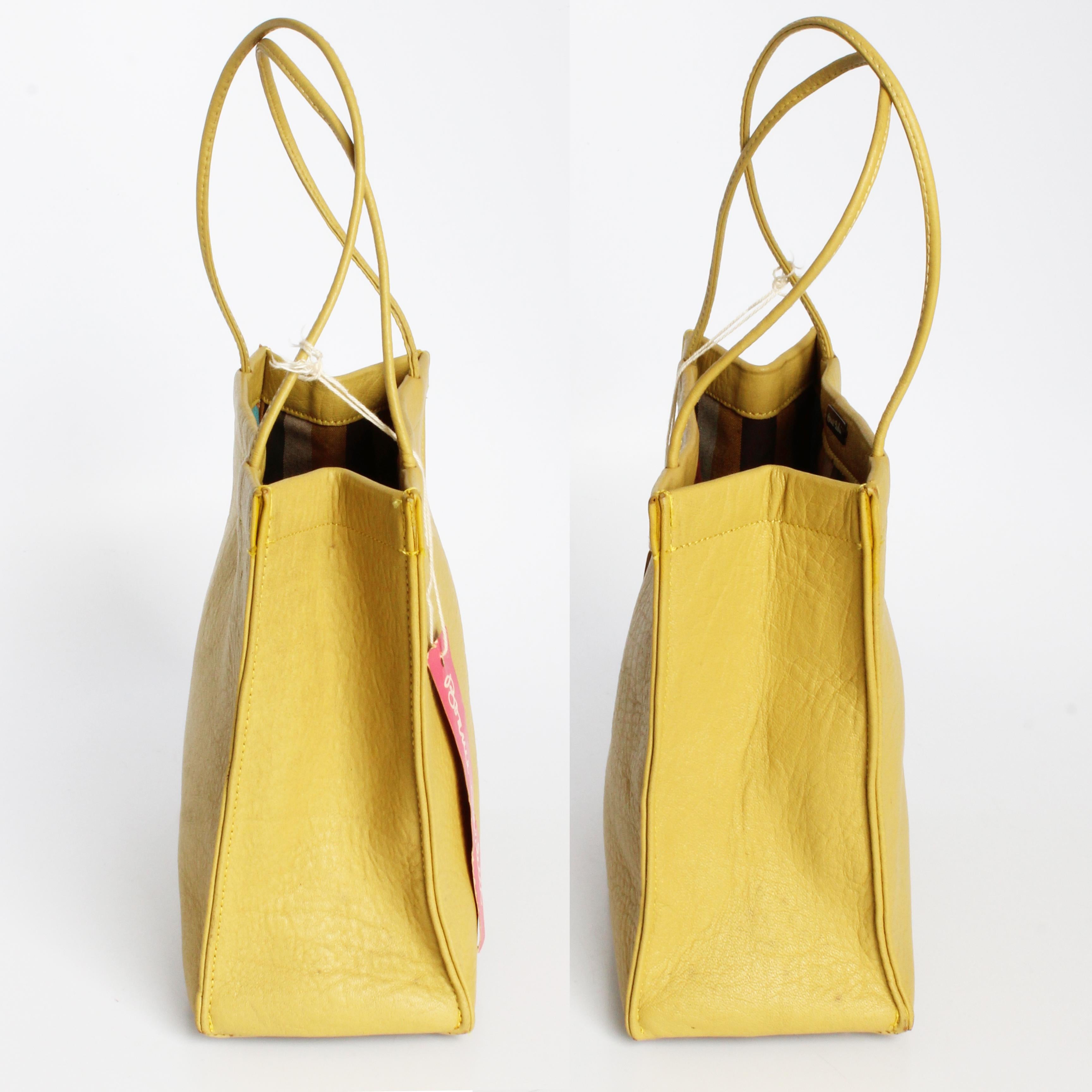 Bonnie Cashin for Coach Mini Tote Bag Mimosa Leather 1960s Vintage Rare For Sale 1