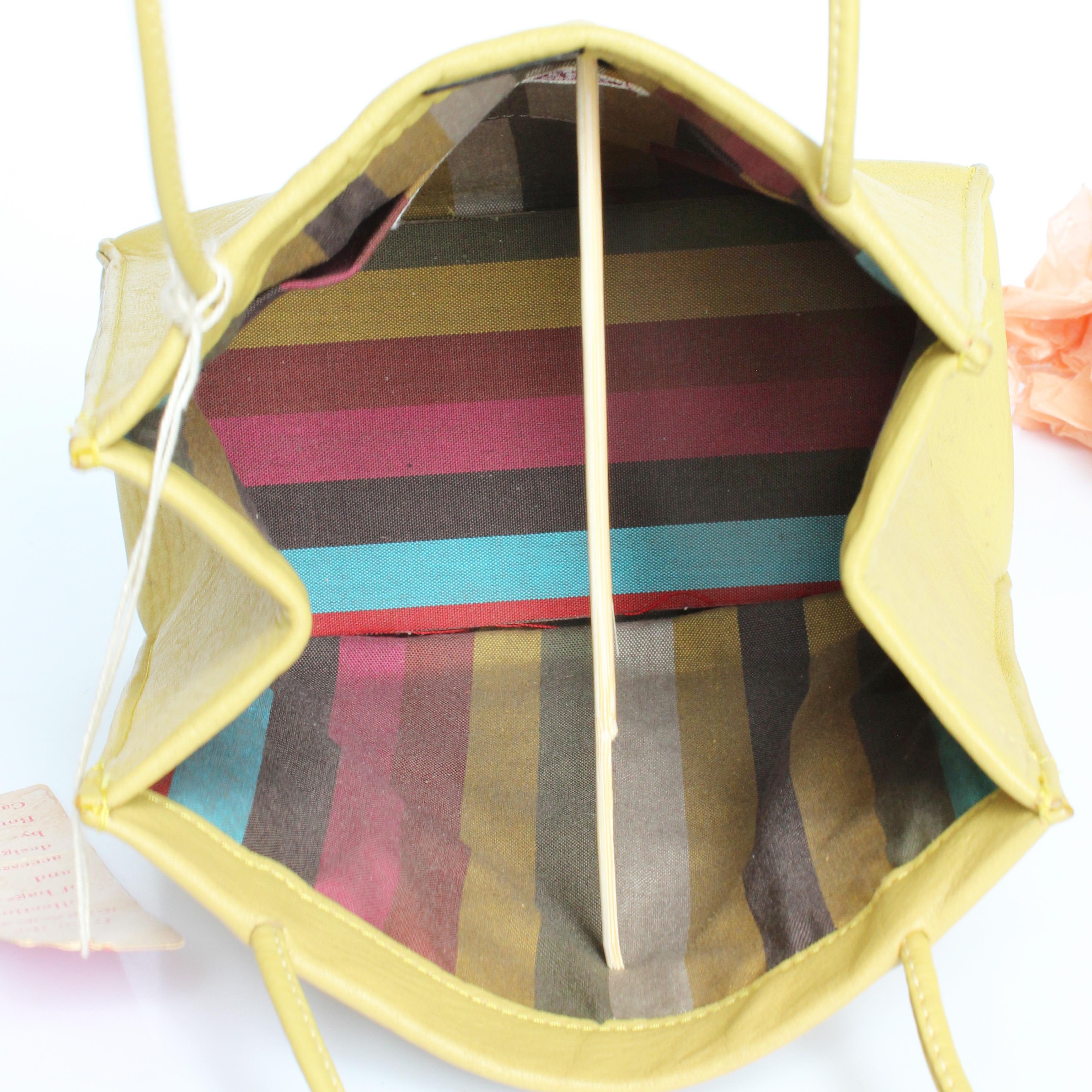 Bonnie Cashin for Coach Mini Tote Bag Mimosa Leather 1960s Vintage Rare For Sale 3