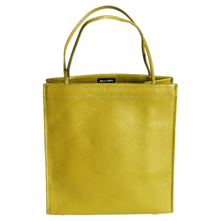 Bonnie Cashin for Coach Tiny Shopping Bag Tote Mimosa Leather Rare 