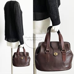 Bonnie Cashin for Coach Rare 'Super Hero Lunch Box' Doctors Bag Satchel Rare