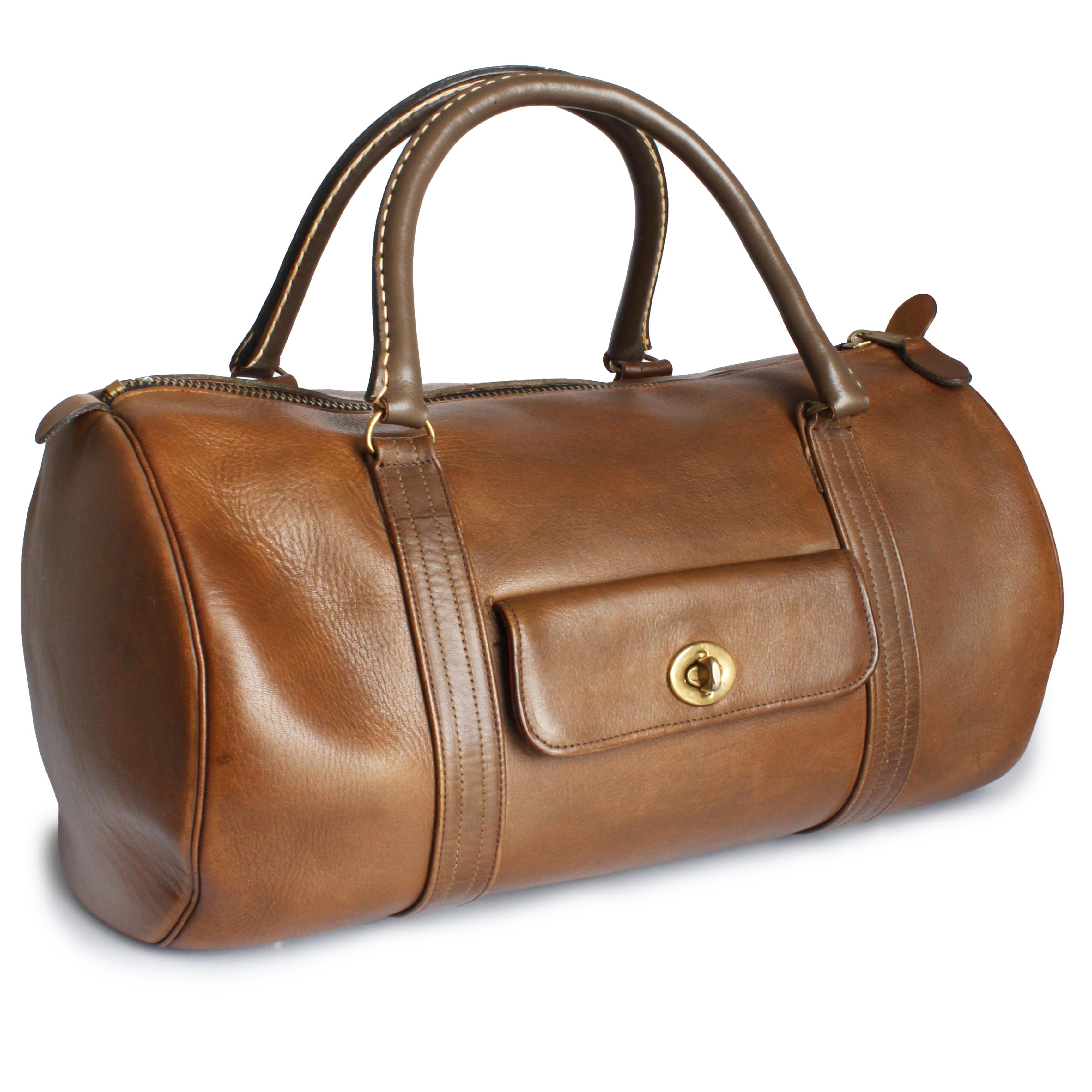 Bonnie Cashin for Coach Safari Bag Duffle Tote Bag Turnlocks RARE Vintage 60s For Sale 2