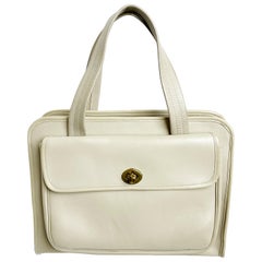 Bonnie Cashin für Coach Safari Tote Double Turnlock Tasche Vintage 60er Jahre Seltene