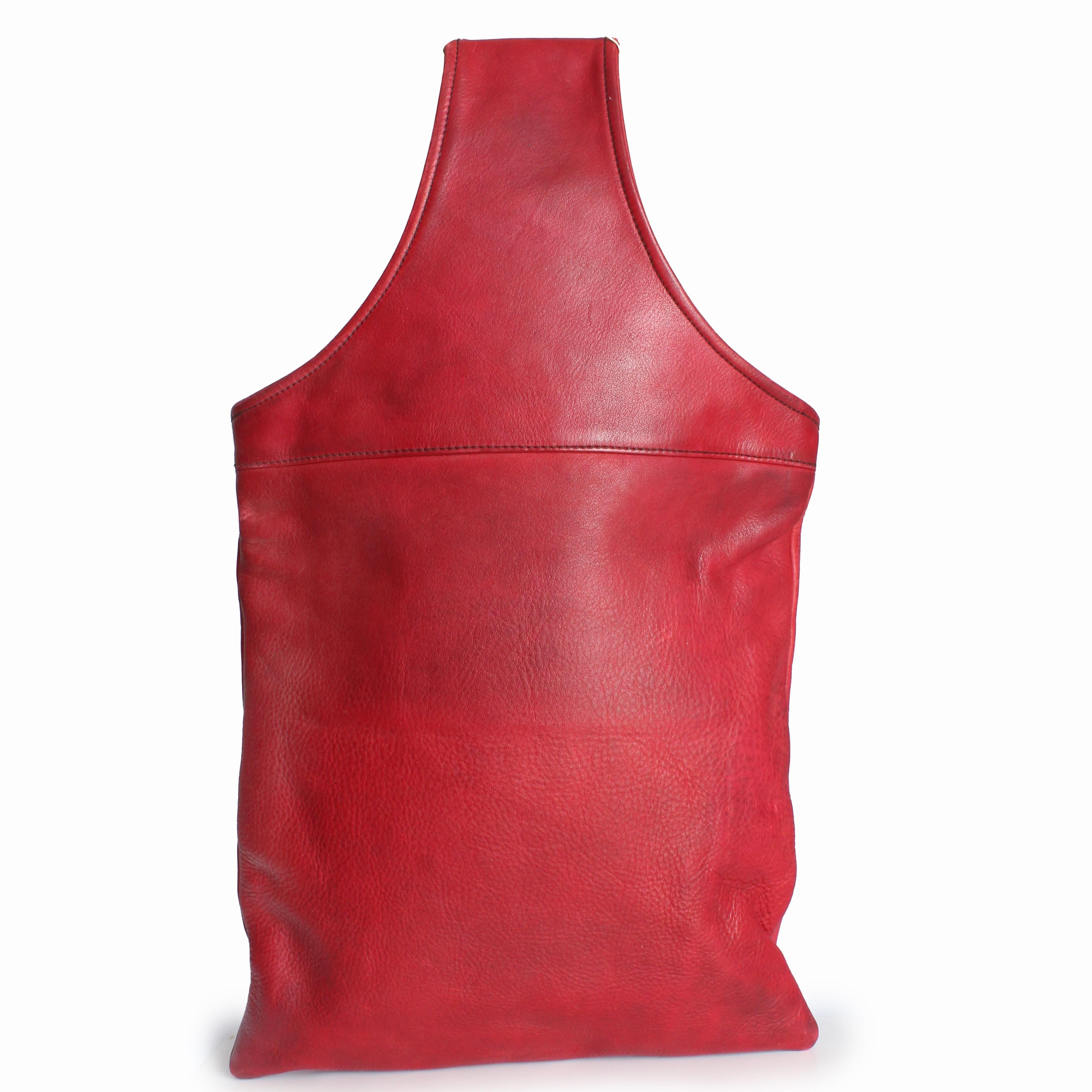 Bonnie Cashin for Coach Sling Bag Tote Dark Red Leather 60s Cashin Carry Rare For Sale 2