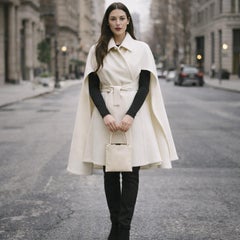 Bonnie Cashin for Coach Tiny Shopping Bag Bone Leather Tote 1960s Vintage USA