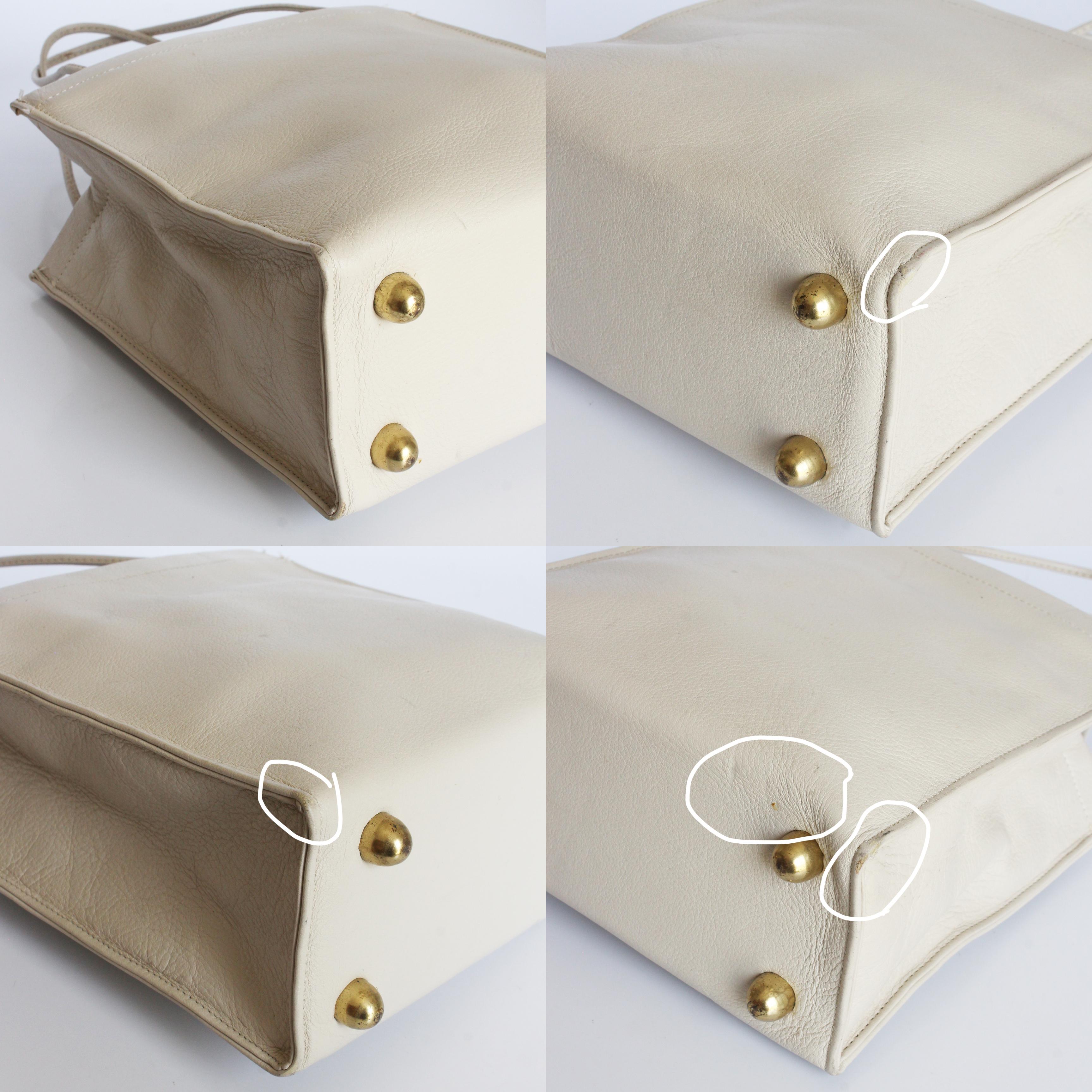 Bonnie Cashin para Coach Bolso Tote Tiny Shopping Bolso Bone Piel Raro Vintage años 60 en venta 6
