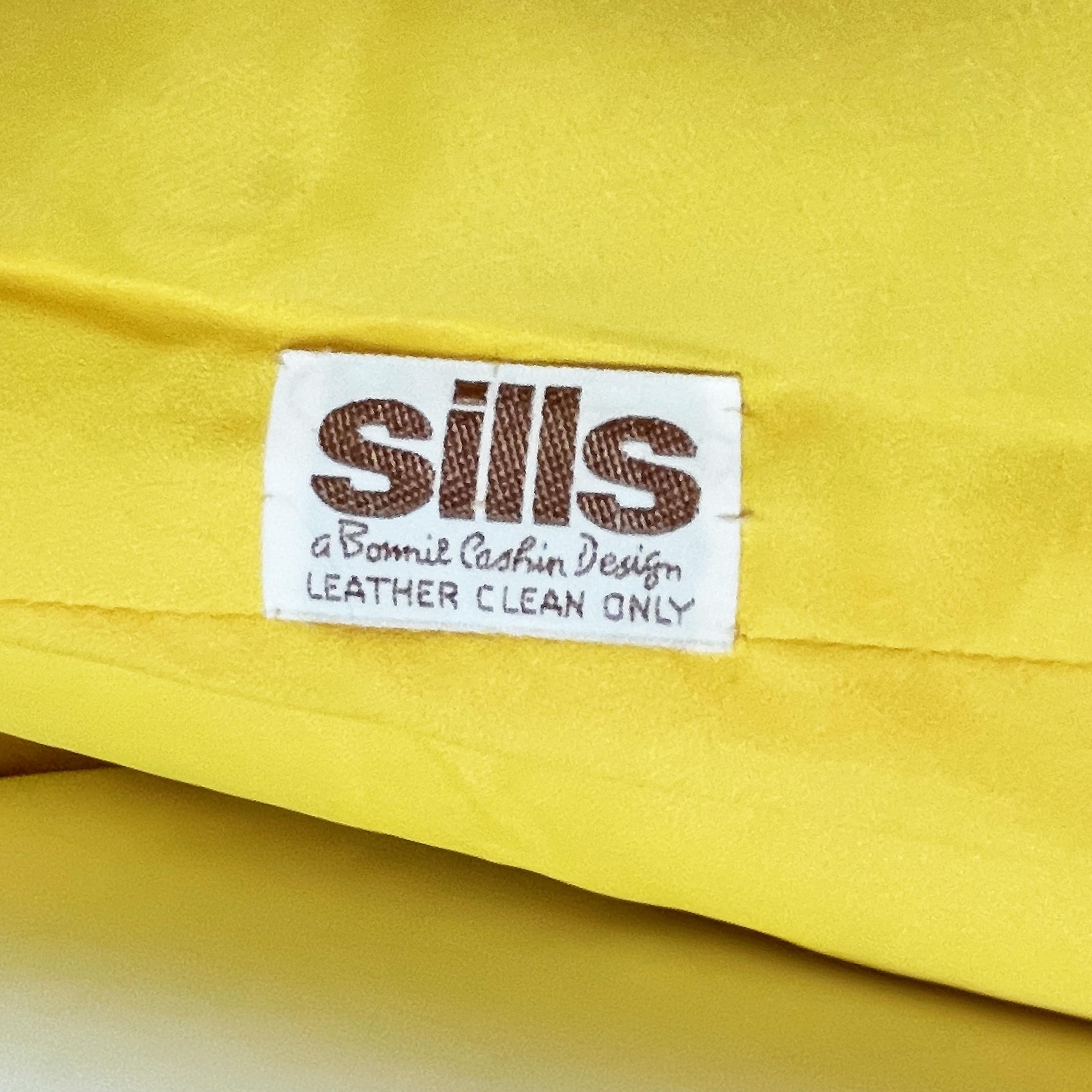 Bonnie Cashin for Sills - Manteau long en cuir jaune vif, vintage, années 60  en vente 6